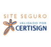 Um site validado pela Certisign indica que nossa empresa concluiu satisfatoriamente todos os procedimentos para determinar que o dom�nio validado é de propriedade ou se encontra registrado por uma empresa ou organização autorizada a negociar por ela ou exercer qualquer atividade lícita em seu nome.